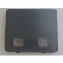 Legrand 86401 - SAGANE Plexo Gris 2 Doigts à Voyant - BLANC