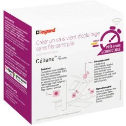 LEGRAND Prêt à Poser Connectable Céliane - 2 Commandes Sans Fil Sans Pile Self-e - 1 Micromodule - Blanc -LEGRAND Soldes 41309969 3