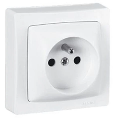 Legrand 86027 - Prise 2P+T éclips de protec appareillage saillie complet - bornes auto - Otéo - blanc Legrand 86027 - Prise 2P+T éclips De Protec Appareillage Saillie Complet - Bornes Auto - Otéo - Blanc -LEGRAND Soldes 4174571 1