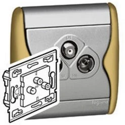 Legrand 84329 - Prise TV-FM-SAT SAGANE - BLANC