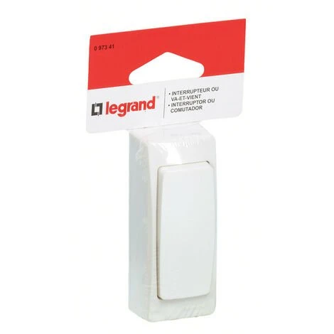 LEGRAND Interrupteur ou va-et-vient étroit Appareillage saillie Blanc (097341) LEGRAND Interrupteur Ou Va-et-vient étroit Appareillage Saillie Blanc (097341) -LEGRAND Soldes 42463908 1