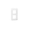 Legrand 078723 - Plaque Mosaic - 2x2 Modules Vertical - Antibactérien - Blanc -LEGRAND Soldes 4272370 1