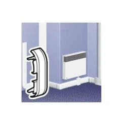 Legrand 033774 - Embout - Pour Plinthe DLPlus 120x20 - Blanc - Blanc