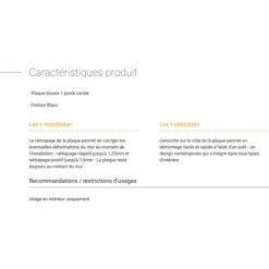 LEGRAND DOOXIE PLAQUE 1 POSTE BLANC - 600801 -LEGRAND Soldes 45624164 5