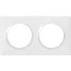 LEGRAND DOOXIE PLAQUE 2 POSTES BLANC - 600802 -LEGRAND Soldes 45624168 1