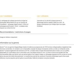 LEGRAND DOOXIE PLAQUE 2 POSTES BLANC - 600802 -LEGRAND Soldes 45624168 5