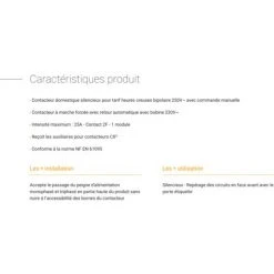 LEGRAND CONTACT HEURES CREUSES 25A LEG412501 -LEGRAND Soldes 46211277 3