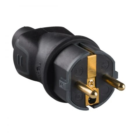 LEGRAND Fiche frontale en caoutchouc noir LEGRAND Fiche Frontale En Caoutchouc Noir -LEGRAND Soldes 47028894 1