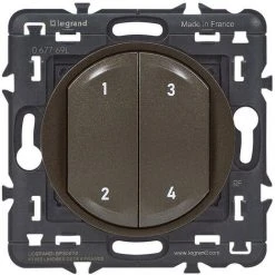 Commande Sans Fil Sans Pile 4 Scénarios Legrand - Self-e Céliane With Netatmo - Enjoliveur Graphite -LEGRAND Soldes 47329048 2