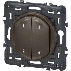 Commande Sans Fil Sans Pile 4 Scénarios Legrand - Self-e Céliane With Netatmo - Enjoliveur Graphite -LEGRAND Soldes 47329048 3