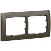 Cadre 2 éléments Horizontal Bronze Galea Life LEGRAND 771202