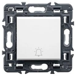 Bouton De Sonnette VALENA NEXT 1P 6A Blanc LEGRAND 741258