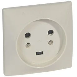 LEGRAND 055432 | Embase 2P + TT 20A 380V à Griffes 80x80mm