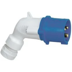 LEGRAND Fiche Mobile Coudée P17 IP44 16A 200V~ à 250V~ 2P+T (056453)