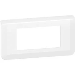 LEGRAND 277814L | Plaque Mosaïque 4 Modules Horizontaux, Blanc