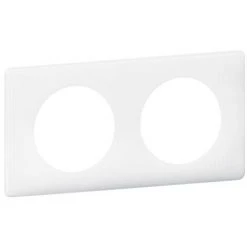LEGRAND Plaque Céliane Memories 2 Postes - Finition Yesterday ( Blanc )