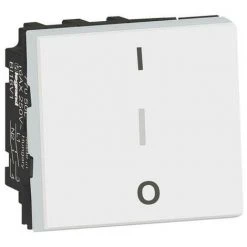 LEGRAND Interrupteur Bipolaire 16AX 250V~ Mosaic 2 Modules - Blanc
