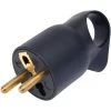 Fiche Électrique Legrand Avec Anneau + Broche De Terre Noir -LEGRAND Soldes 52183922 1