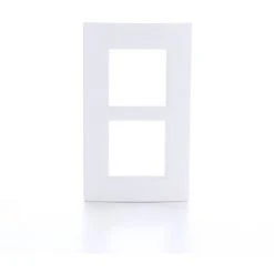 Plaque De Recouvrement LeGrand BTicino LivingLight 2x2 Modules 57mm Blanc