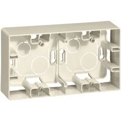 Cadre En Saillie 2 Modules Legrand Niloé Blanc Crème