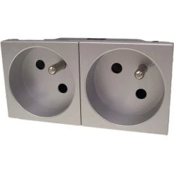 Prise Murale Legrand DLP Mosaic 2 Pièces