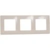 LEGRAND Plaque De Recouvrement Niko 3 Voies Verticale/horizontale Niloe Crème - Crème -LEGRAND Soldes 52184262 1