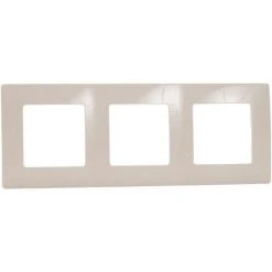 LEGRAND Plaque De Recouvrement Niko 3 Voies Verticale/horizontale Niloe Crème - Crème
