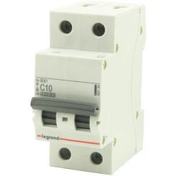 Disjoncteur Legrand RX3 2 Pôles 4500A C10