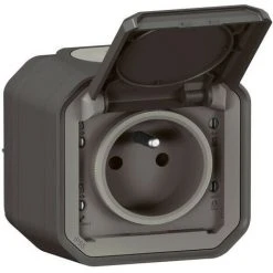 LEGRAND Lot De 3 Prises + 2 Va-et-vient + Commande Double Plexo Saillie - Anthracite (069798L) -LEGRAND Soldes 52497832 3