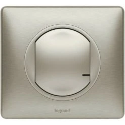 LEGRAND Interrupteur Variateur Connecté Sans Neutre Céliane With Netatmo - Plaque Titane (199172)