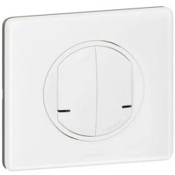 LEGRAND Interrupteur Double Connecté Avec Neutre Céliane With Netatmo - Plaque Blanc (199168)
