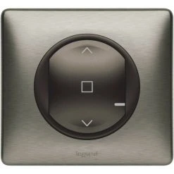 LEGRAND Commande Centralisée Sans Fils Volets Céliane With Netatmo - Plaque Graphite (199185)