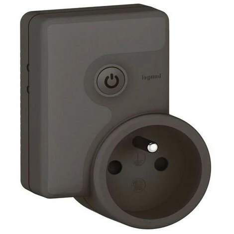 LEGRAND Prise de courant mobile connectée 16A - noir (199141) LEGRAND Prise De Courant Mobile Connectée 16A - Noir (199141) -LEGRAND Soldes 52498037 1