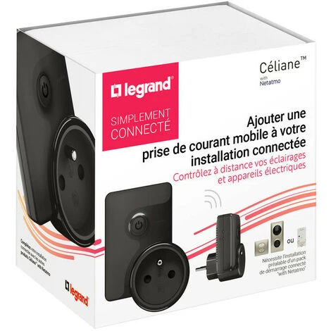 LEGRAND Prise de courant mobile connectée 16A - noir (199141) LEGRAND Prise De Courant Mobile Connectée 16A - Noir (199141) -LEGRAND Soldes 52498037 3