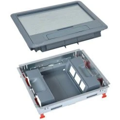 LEGRAND Kit Support Prises Verticales 12 Modules Avec Couvercle Plastique (088013)