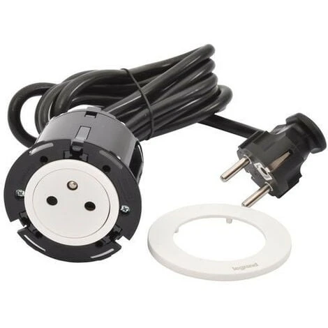 LEGRAND Disq60 Incara 2P+T Surface et cordon avec fiche 2P+T - blanc (654720) LEGRAND Disq60 Incara 2P+T Surface Et Cordon Avec Fiche 2P+T - Blanc (654720) -LEGRAND Soldes 52498060 1