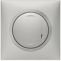 LEGRAND Interrupteur Variateur Connecté Sans Neutre Dooxie With Netatmo - Plaque Alu (199252)