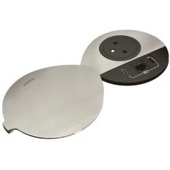 LEGRAND Disq80 Incara 2P+T + USB A+C + RJ45 + Cordon Fiche 2P+T - Avec Couvercle Noir (654704)