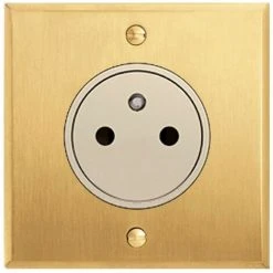 LEGRAND Art D'Arnould Univers Mémoire Prise De Courant 2P+T Surface 16A 250V Or Brossé (67231)