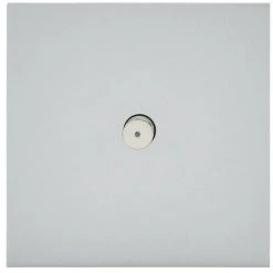 LEGRAND Art D'Arnould Univers Epure Poussoir Lumineux à Bouton Rond 2A Acier Satin (67511)