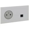 LEGRAND Art D'Arnould Univers Epure Prise De Courant 2P+T Et Prise RJ45 Acier Miroir (67638) -LEGRAND Soldes 52645941 1
