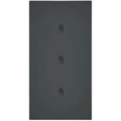 LEGRAND Art D'Arnould Univers Epure Trois Va-et-vient Ou Interrupteur Noir Mat (67806)