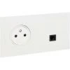 LEGRAND Art D'Arnould Univers Epure Prise De Courant 2P+T Et Prise RJ45 Blanc Satin (67938) -LEGRAND Soldes 52645989 1