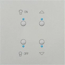 LEGRAND Commande Lumière Et Volets Art D'Arnould Epure MyHOME_Up Acier Satin (67583)