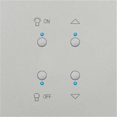 LEGRAND Commande lumière et volets Art d'Arnould Epure MyHOME_Up acier satin (67583) LEGRAND Commande Lumière Et Volets Art D'Arnould Epure MyHOME_Up Acier Satin (67583) -LEGRAND Soldes 52646032 1