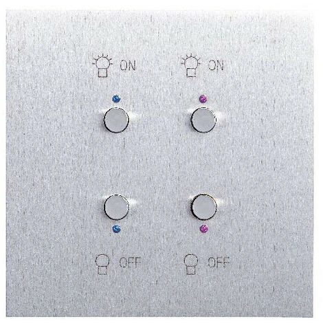 LEGRAND Commande double lumière Art d'Arnould Epure MyHOME_Up acier brossé (67482) LEGRAND Commande Double Lumière Art D'Arnould Epure MyHOME_Up Acier Brossé (67482) -LEGRAND Soldes 52646064 1