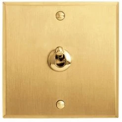 LEGRAND Art D'Arnould Univers Mémoire Va-et-vient Ou Interrupteur à Levier 10A Or Brossé (67201)