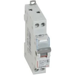 Interrupteur-sectionneur DX³-IS 2P 400 V 32 A 1 Module. LEGRAND 406434