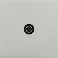 LEGRAND Art D'Arnould Univers Epure Prise Télévision Simple Acier Satin (67529)