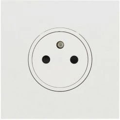 LEGRAND Art D'Arnould Univers Epure Prise De Courant 2P+T 16A 250V Blanc Satin (67931)